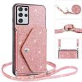 Samsung Galaxy S26 Ultra Stardust Cover med Kortholder - Pink