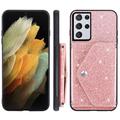 Samsung Galaxy S26 Ultra Stardust Cover med Kortholder - Pink