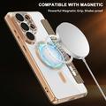 Samsung Galaxy S26 Ultra Stilfuldt magnetisk flip-etui med RFID-kortpladser - brun
