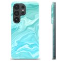 Samsung Galaxy S26 Ultra TPU Cover - Blå Marmor
