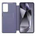 Samsung Galaxy S26 Ultra Tech-Protect Smart Clear View Flip etui med kortplads - Lilla