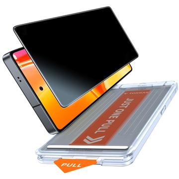 Samsung Galaxy S26 Ultra Torras GlassGo Privacy Skærmbeskyttelse Hærdet Glas med Automatisk Justeringsramme