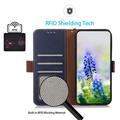 Samsung Galaxy S26 Ultra Pung læder cover med RFID - blå