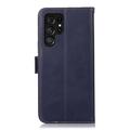 Samsung Galaxy S26 Ultra Pung læder cover med RFID - blå