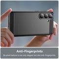 Samsung Galaxy S26+ Børstet TPU Cover - Karbonfiber