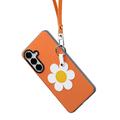 Samsung Galaxy S26+ Dux Ducis Luvy cover med fingerring/håndrem - Orange / Marguerit