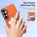 Samsung Galaxy S26+ Dux Ducis Luvy cover med fingerring/håndrem - Orange / Marguerit