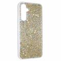 Samsung Galaxy S26+ Glitter Flakes TPU Cover - Guld