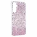 Samsung Galaxy S26+ Glitter Flakes TPU Cover - Pink