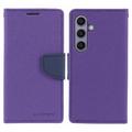 Samsung Galaxy S26+ Mercury Goospery Fancy Diary Pung - Lilla