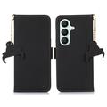 Samsung Galaxy S27+ Pung læder cover med RFID - sort
