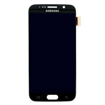 Samsung Galaxy S6 LCD-Skærm GH97-17260A - Sort