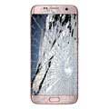 Samsung Galaxy S7 Edge Skærm Reparation - LCD/Touchskærm (GH97-18533E) - Pink