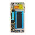 Samsung Galaxy S7 Edge Skærm & Frontcover GH97-18533G - Blå