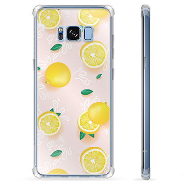Samsung Galaxy S8 Hybrid Cover - Citron Mønster