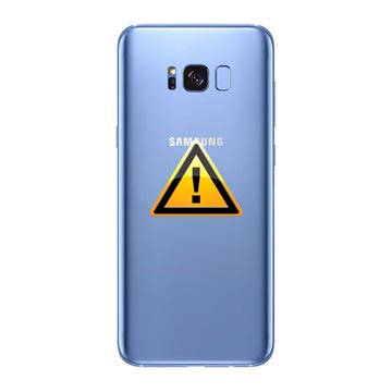 Samsung Galaxy S8+ Bag Cover Reparation - Blå