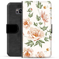 Samsung Galaxy S8 Premium Flip Cover med Pung - Floral