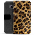 Samsung Galaxy S8 Premium Flip Cover med Pung - Leopard