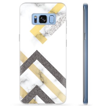 Samsung Galaxy S8+ TPU Cover - Abstrakt Marmor