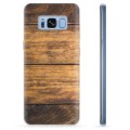 Samsung Galaxy S8+ TPU Cover - Træ