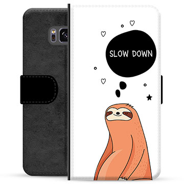 Samsung Galaxy S8 Premium Flip Cover med Pung - Slow Down