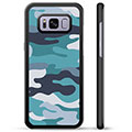 Samsung Galaxy S8 Beskyttende Cover - Blå Camouflage