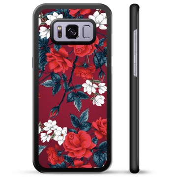 Samsung Galaxy S8 Beskyttende Cover - Vintage Blomster