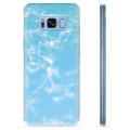 Samsung Galaxy S8 TPU Cover - Blå Marmor