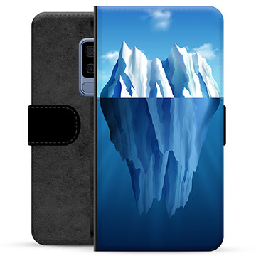 Samsung Galaxy S9+ Premium Flip Cover med Pung - Isbjerg