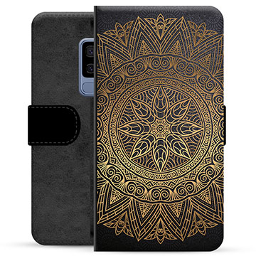 Samsung Galaxy S9+ Premium Flip Cover med Pung - Mandala