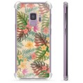 Samsung Galaxy S9 Hybrid Cover - Lyserøde Blomster