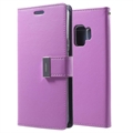Mercury Rich Diary Samsung Galaxy S9 Pung Etui (Bulk) - Lilla