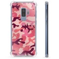Samsung Galaxy S9+ Hybrid Cover - Pink Camouflage