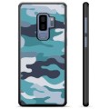 Samsung Galaxy S9+ Beskyttende Cover - Blå Camouflage