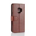 Samsung Galaxy S9 Pung med Magnetisk Lukning - Brun