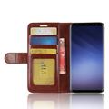 Samsung Galaxy S9 Pung med Magnetisk Lukning - Brun