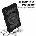 Samsung Galaxy Tab A9 Heavy Duty 360 Cover med Håndrem - Sort
