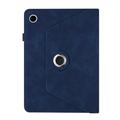 Samsung Galaxy Tab A11/A9 360 roterende smart cover med kortpladser - mørkeblå