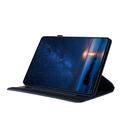 Samsung Galaxy Tab A11/A9 360 roterende smart cover med kortpladser - mørkeblå