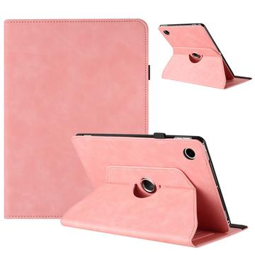 Samsung Galaxy Tab A11/A9 360 roterende smart cover med kortpladser - Pink