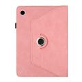 Samsung Galaxy Tab A11/A9 360 roterende smart cover med kortpladser - Pink