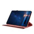Samsung Galaxy Tab A11/A9 360 roterende smart cover med kortpladser - Pink