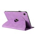 Samsung Galaxy Tab A11/A9 360 roterende smart cover med kortpladser - Lilla