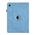 Samsung Galaxy Tab A11/A9 360 roterende smart cover med kortpladser - Himmelblå