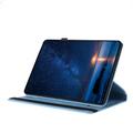 Samsung Galaxy Tab A11/A9 360 roterende smart cover med kortpladser - Himmelblå
