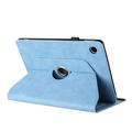 Samsung Galaxy Tab A11/A9 360 roterende smart cover med kortpladser - Himmelblå