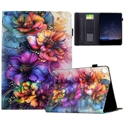 Samsung Galaxy Tab A11/A9 Smart Folio Taske - Blomsterblomst