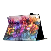 Samsung Galaxy Tab A11/A9 Smart Folio Taske - Blomsterblomst