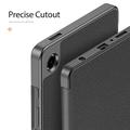 Samsung Galaxy Tab A11 Dux Ducis Domo Tri-Fold Smart Folio Cover - Sort