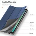 Samsung Galaxy Tab A11 Dux Ducis Domo Tri-Fold Smart Folio Cover - Blå